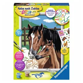 Ravensburger Malen nach Zahlen Pferd mit Fohlen