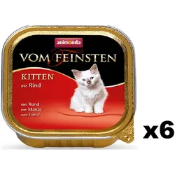 Animonda Cat Vom Feinsten Kitten mit Rind 6x100g
