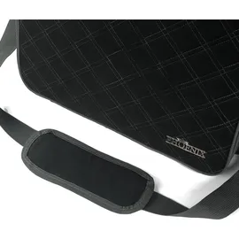 Phoenix Phönix Overlocktasche Quilt Design schwarz