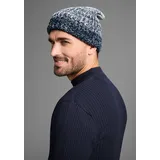 MAN'S WORLD Strickmütze in marine-weiß melange), - Gr.: onesize