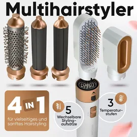 ProfiCare PC-HAS 3132 Multi-Styler weiß-rose