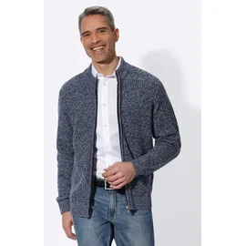 Classic Dog Sieh an! Strickjacke in marine-meliert | Gr.: 56
