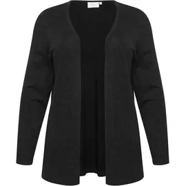 KAFFE CURVE KCfarsia Strickjacke Schwarz L
