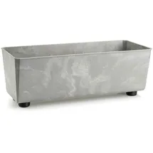 HowHomely Blumenkasten 37,5 x 16,8 x 13,7 cm Grau