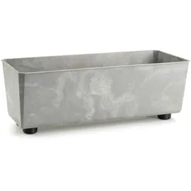 HowHomely Blumenkasten 37,5 x 16,8 x 13,7 cm Grau