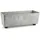 HowHomely Blumenkasten 37,5 x 16,8 x 13,7 cm Grau