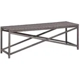 vidaXL Gartenbank 124 x 44 x 43 cm Grau
