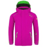 TROLLKIDS Holmenkollen PRO Kinder Schneejacke - Pink/Green - 110