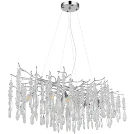GLOBO Deckenleuchte Luster - Kinga Metall Silber