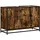 vidaXL Waschbeckenunterschrank Räuchereiche 90x33x60 cm Holzwerkstoff