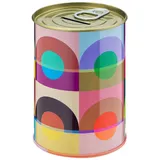 REMEMBER Spardose "Bella'" aus buntem Weißblech - H 10,5cm