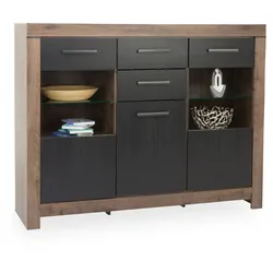 Highboard AYDEN - schwarz