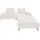 KAWOLA Sofa WIOLO Schlafsofa Daybed mit Hocker velvet