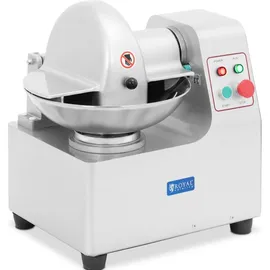 Royal Catering Tischkutter 1360 U/min 5 L 550 W Edelstahlschüssel Küchenkutter Küchenmaschine Gastro-Kutter,
