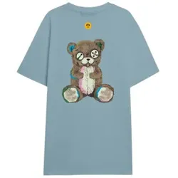 Barrow Unisex. S5BWUATH150 T-shirt Jersey blau (L), Lässig, Baumwolle, Kurzarm