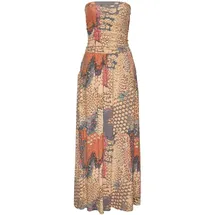 Buffalo Maxikleid Orange bedruckt 34