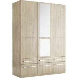Priess Wäscheschrank Barcelona 140 x 193 x 54 cm Braun/Beige