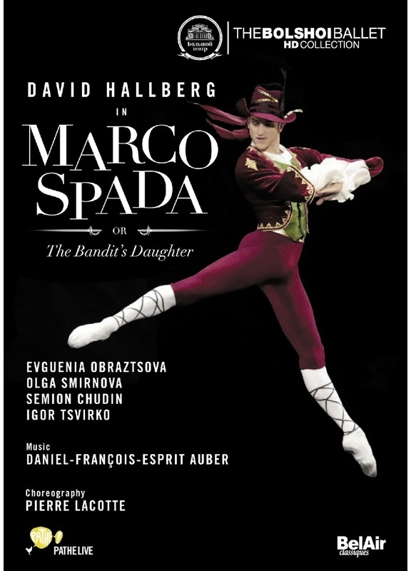 Marco Spada - Hallberg  Obraztsova  Bolshoi Ballet  Lacotte. (DVD)