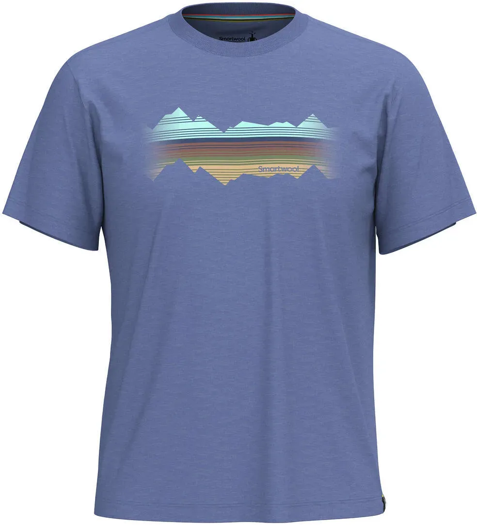 Smartwool Unisex Merino Mountain Horizon T-Shirt - M - nightfall blue
