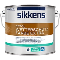SIKKENS Cetol Wetterschutzfarbe Extra 1 Liter WEISS Holzschutz Holzfarbe