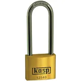 kasp Vorhängeschloss 40mm gleichschließend Goldgelb Schlüsselschloss