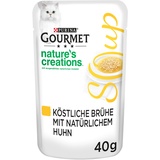 Purina Gourmet Crystal Soup für Katzen mit naturbelassenem Huhn, 32er Pack (32 x 40g)