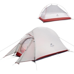 autolock Tipi-Zelt 1 Zelt Ultraleichte Zelt 1 Person Einzelzelt 1 Mann Zelt Zelt Camping, Personen: 1 grau