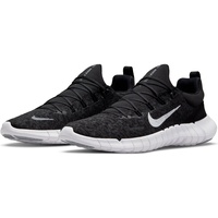 Nike Free Run 5.0 Herren black/white dark smoke grey 42