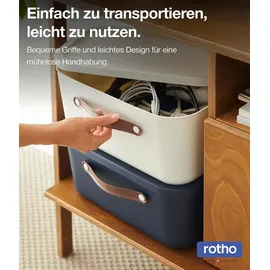 Rotho Stapelbox Maloja 40 x 23,5 x 34 cm 4-tlg. rot