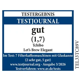 Tchibo Let‘s Brew Elegant silber
