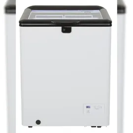 Gastro-Cool Steckerfertige Gefriertruhe -24°C bis +10°C mit Glasdeckel / 110l - GCFC100