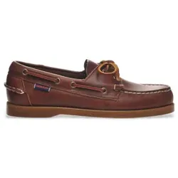 Sebago für Herren. 70000G0 Portland Loafers aus gewachstem Leder braun (41), Wohnung, Schnürsenkel, Lässig