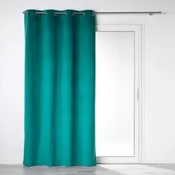 Douceur d intérieur  Vorhänge, Gardinen, Jalousien VELOUNIGHT  in Grün, 135x260 cm