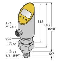 Turck Drucksensor PS01VR5032UPN8XH1141
