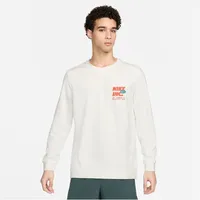 Nike Dri-FIT Fleece Long-Sleeve, sail/sail/cosmic clay L