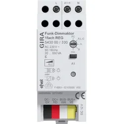 Gira 543000 Funk Dimmaktor 1f REG Gira eNet