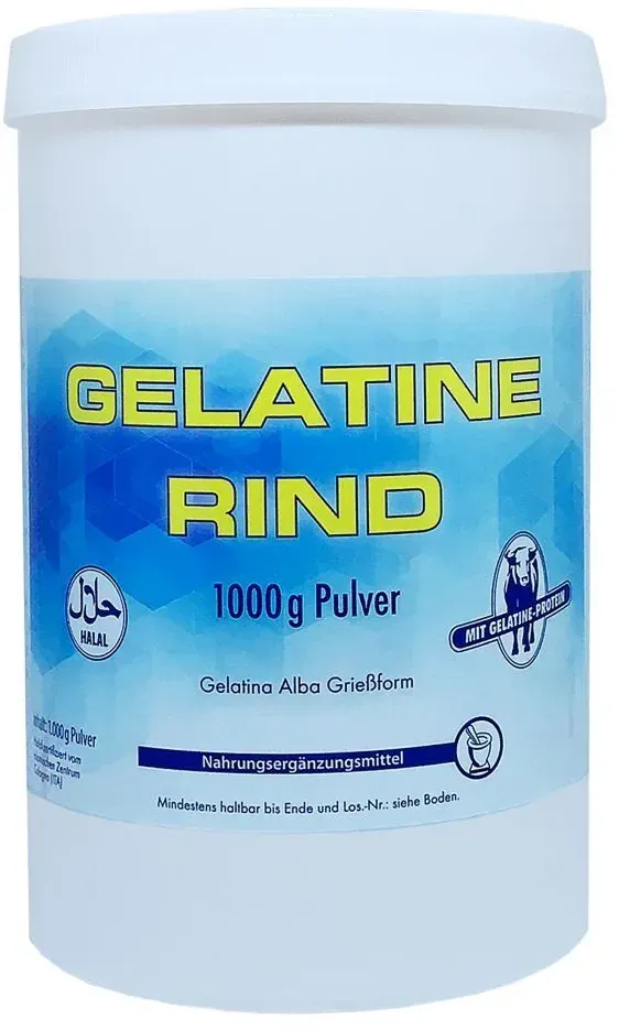 Gelatine Rind Pulver