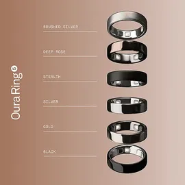 Oura Ring 5 Größe 12 Deep Rose