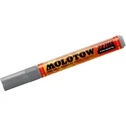 MOLOTOW Permanentmarker One4All 227 HS nachfüllbar 4mm graublau dunkel Packung mit 6 Stück