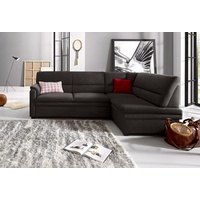 sit&more Ecksofa »Pisa«, schwarz