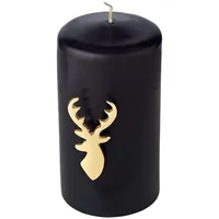 Edzard 4er-Set Kerzenpin Risa, Höhe 7 cm, Kerzenstecker in goldfarben, Alumnium