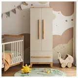VitaliSpa Kinderkleiderschrank Malia 70 x 186,8 cm Holzwerkstoff beige