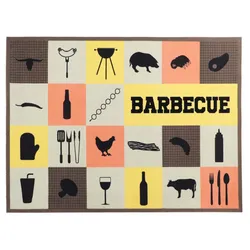 BBQ Grillunterlage | BARBECUE CHECKS | 90x120 cm