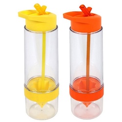 culinario Trinkflasche, Fruit BPA-frei je 650 ml bunt bunt