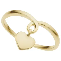 Firetti Goldring »Schmuck Geschenk Gold 333 Herz« Firetti gelbgoldfarben 19