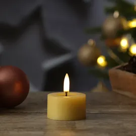 uYuni LED Mini Kerze Teelicht Thea 2,8 cm gelb