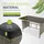 Juskys Manacor Polyrattan Lounge-Set grau meliert inkl. Abdeckung