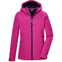 KILLTEC Mädchen Softshelljacke/Outdoorjacke mit Kapuze KOS 145 GRLS SFTSHLL