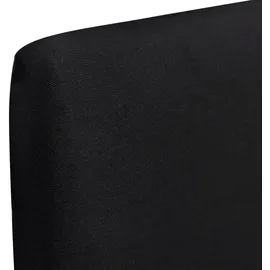 vidaXL Stuhlhussen Schwarz 6er Set