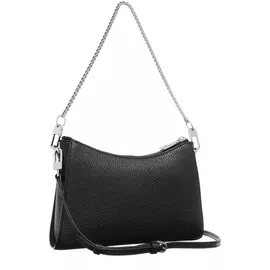 Aigner Ivy Schultertasche Leder Grau/Schwarz